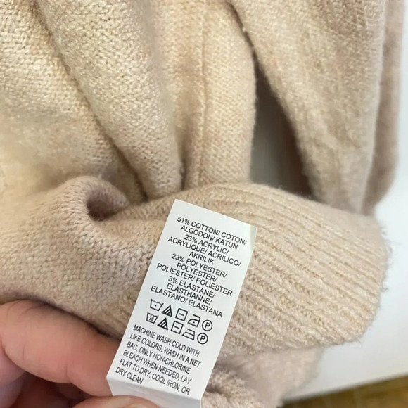 Lucky Brand Champagne Cream Soft Sweater - Picture 6 of 10